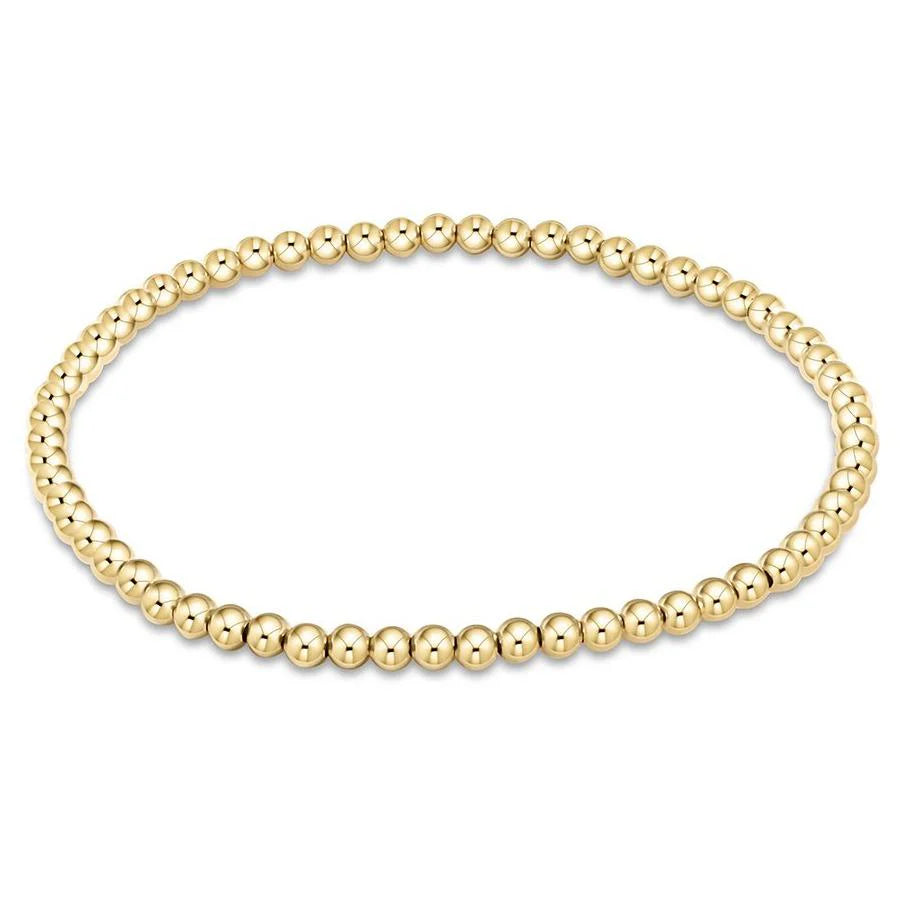 Classic Gold 4MM Bead  Bracelet