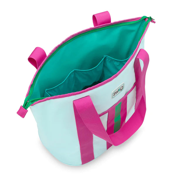 Blue & Pink Swig Cooler Bag