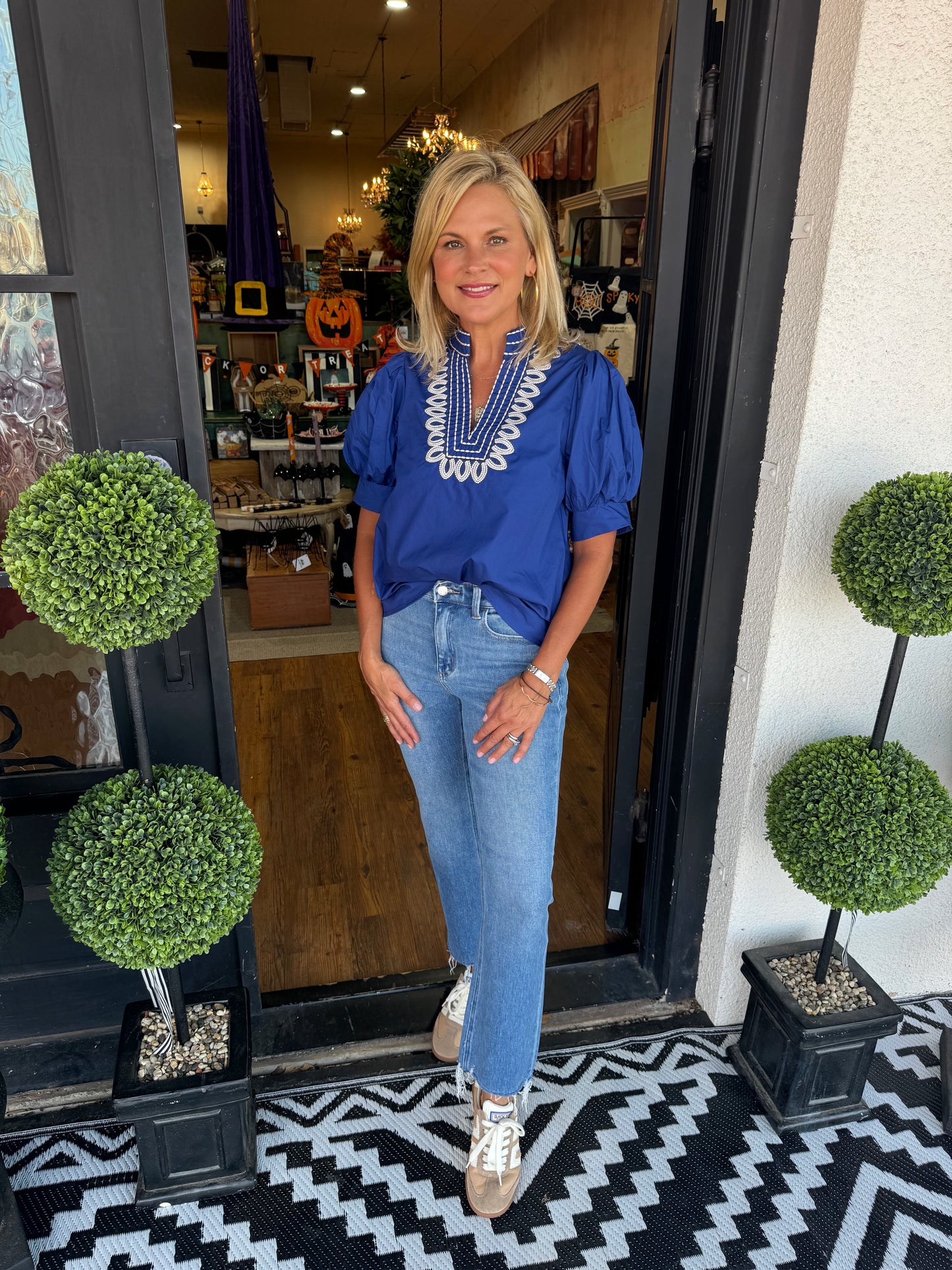 Amora Top - Indigo