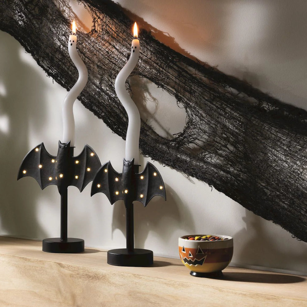 Small Twinkle Bat Candlestick Holder