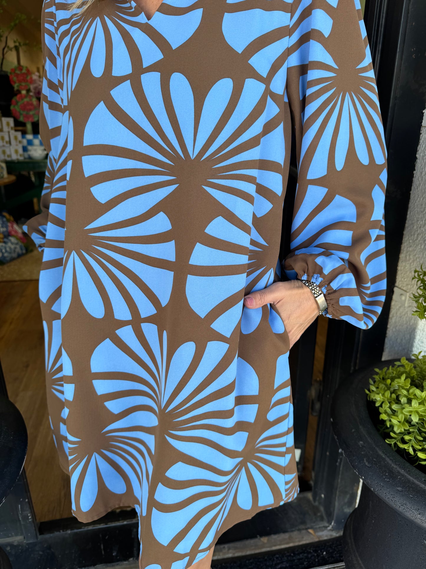 Isabella Dress - Brown