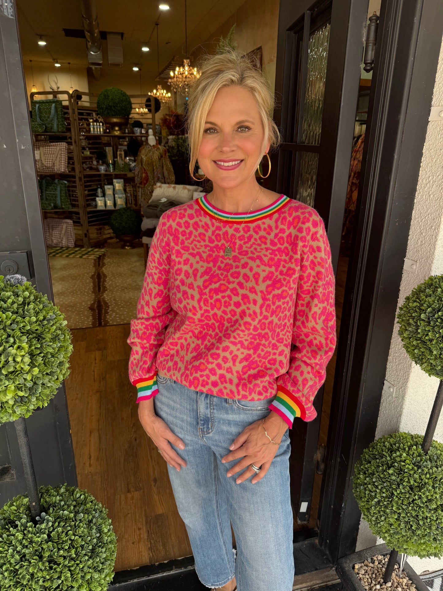 Cheyenne Top - Hot Pink