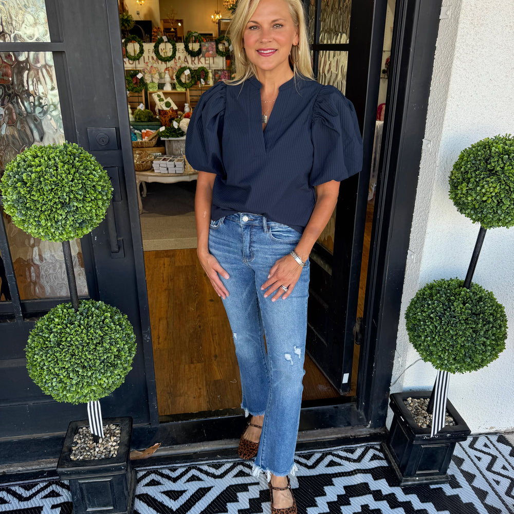 Danica Top - Navy