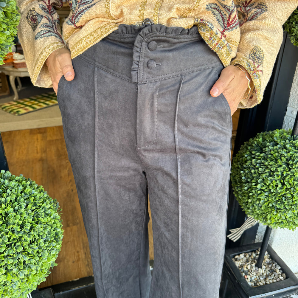 Iris Pant - Charcoal Grey