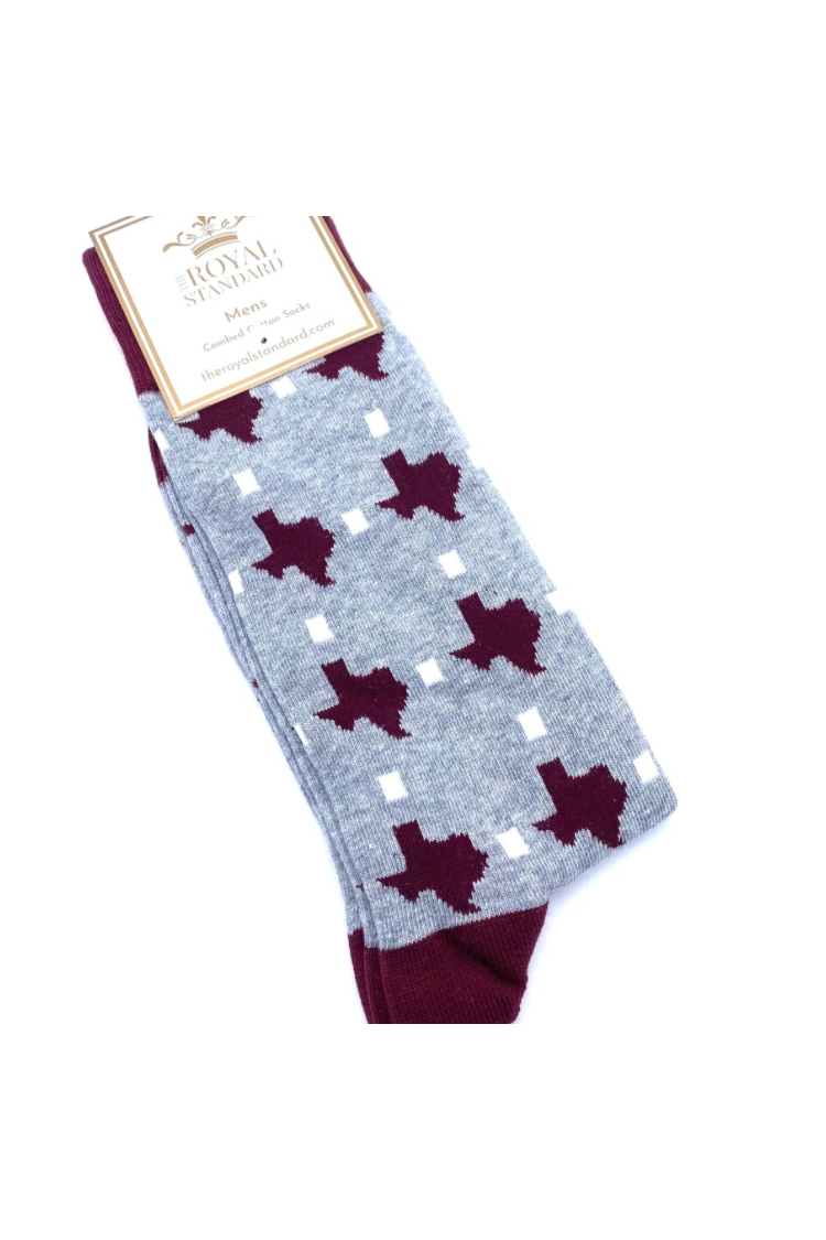 Mens Texas Diamond Socks