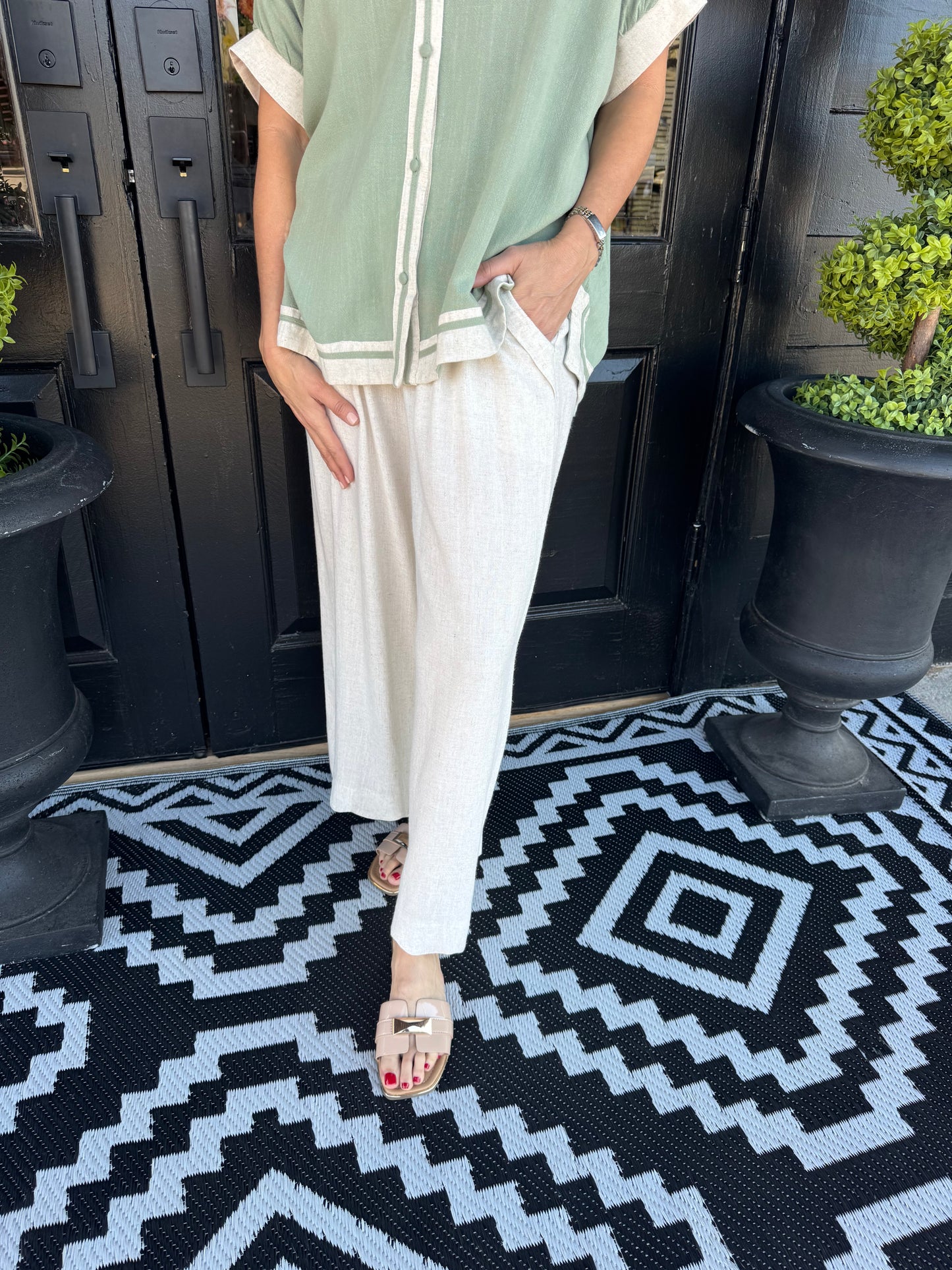 Cyrena Pant - Oatmeal