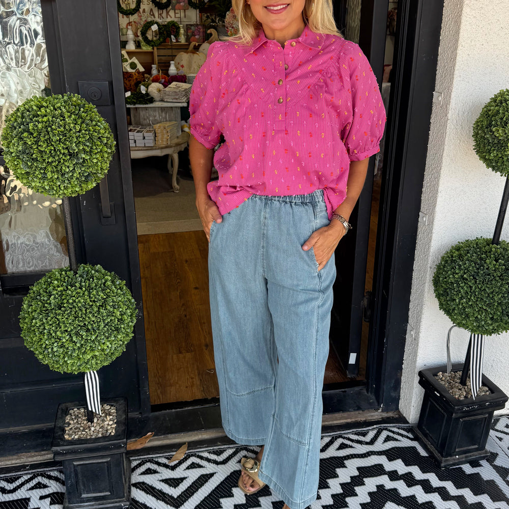Ivy Jane Pull On Barrel Pants