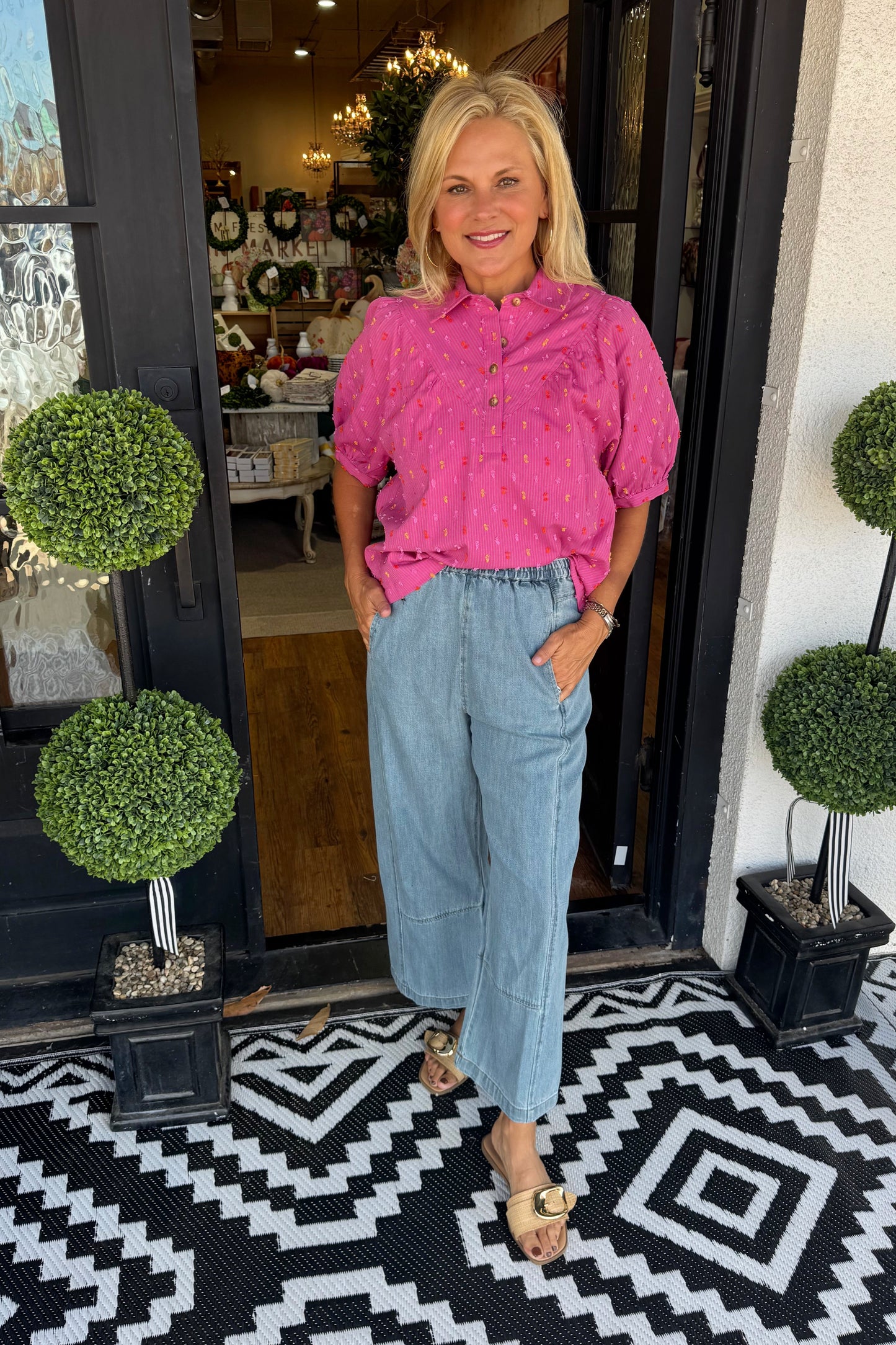 Ivy Jane Pull On Barrel Pants
