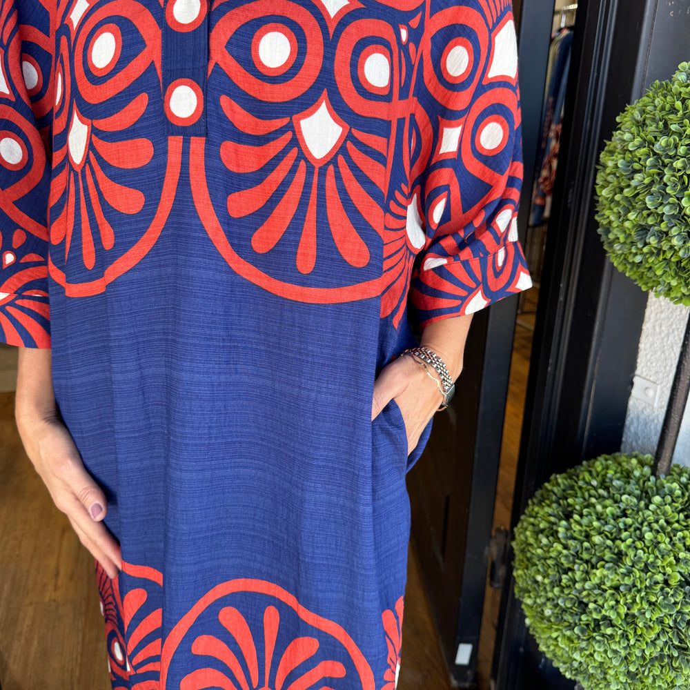 Jenna Dress - Navy
