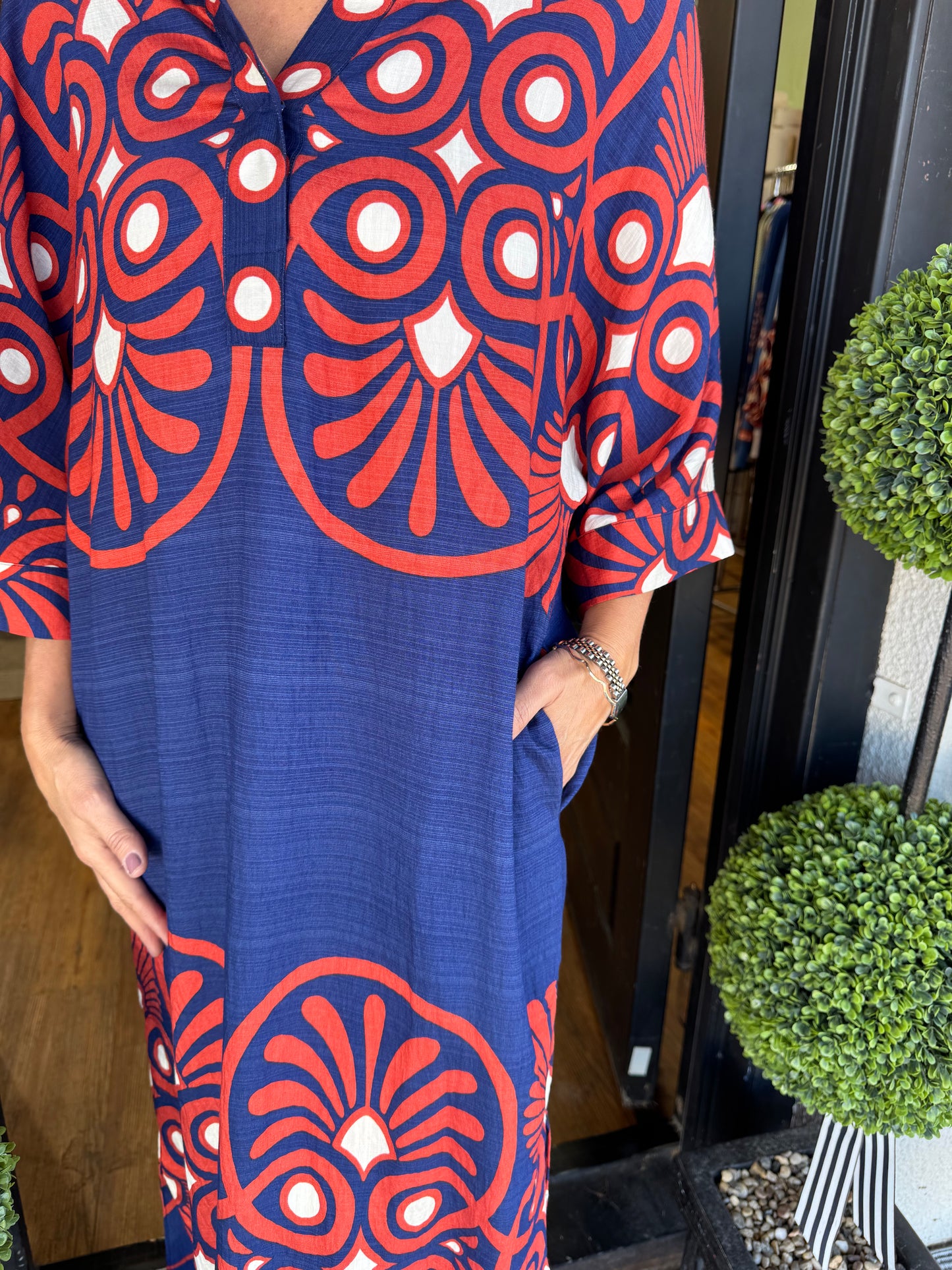 Jenna Dress - Navy