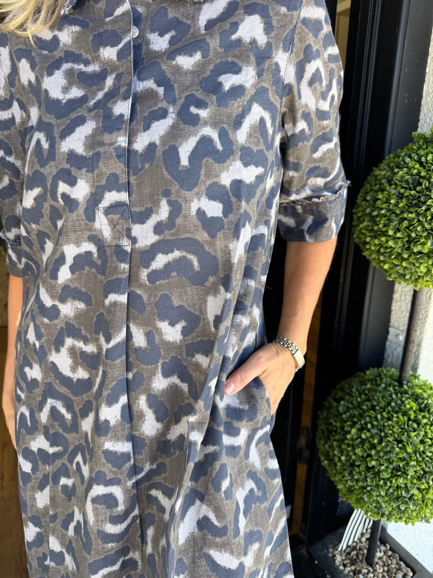 Dizzy Lizzie Chatham Camo Print Dress