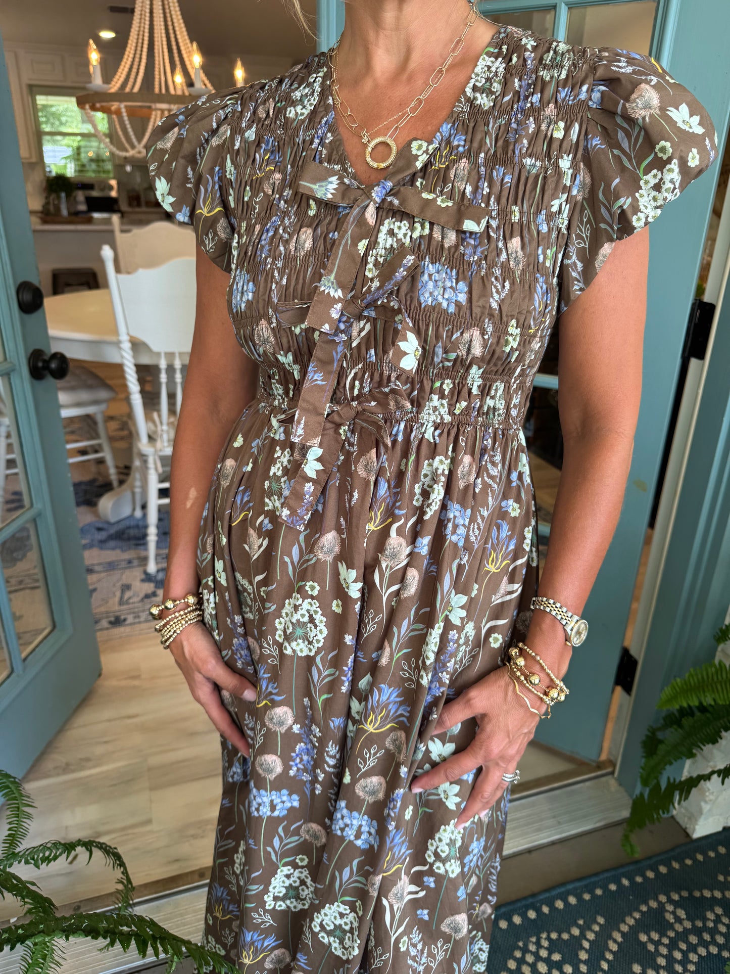 Lisa Dress - Brown