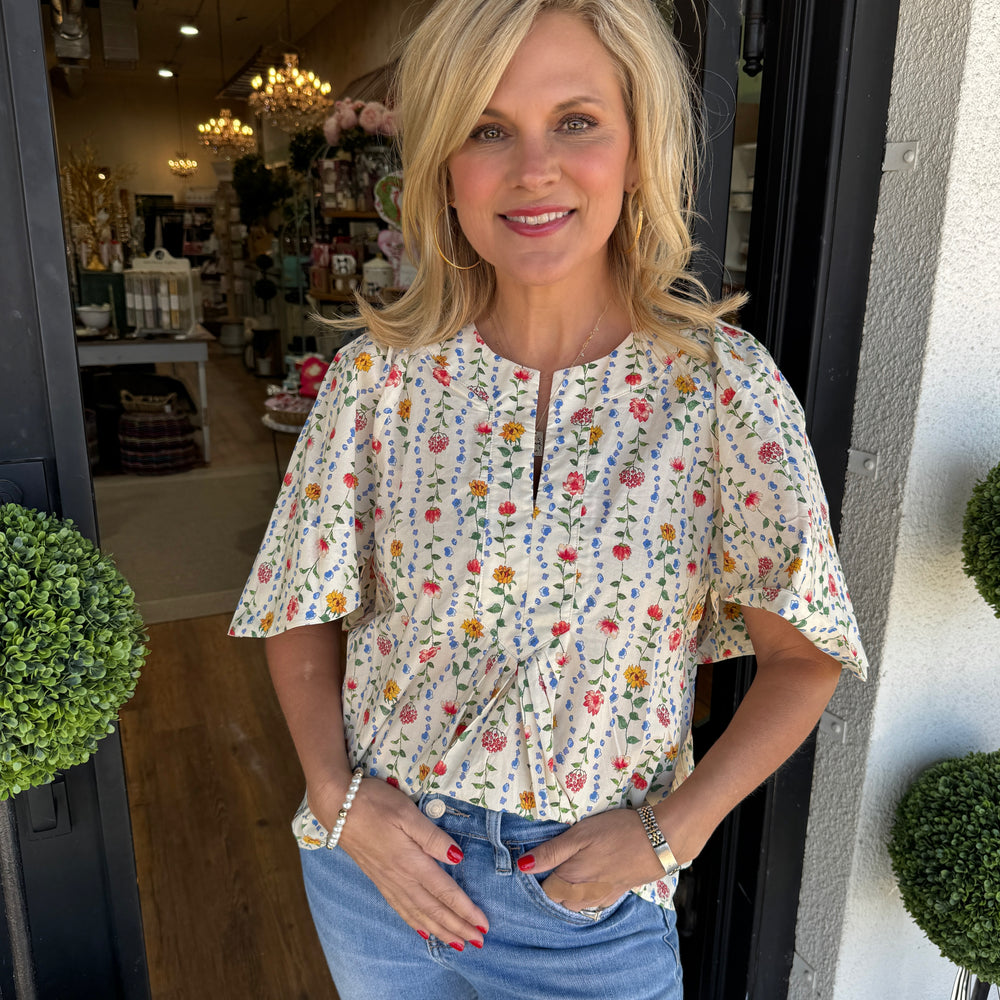 Evalyn Floral Top