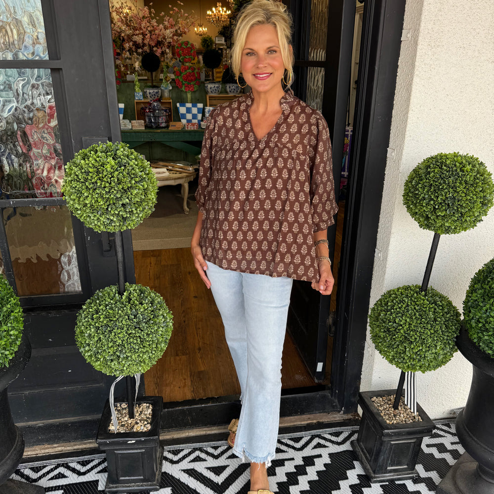 Renna Top - Brown