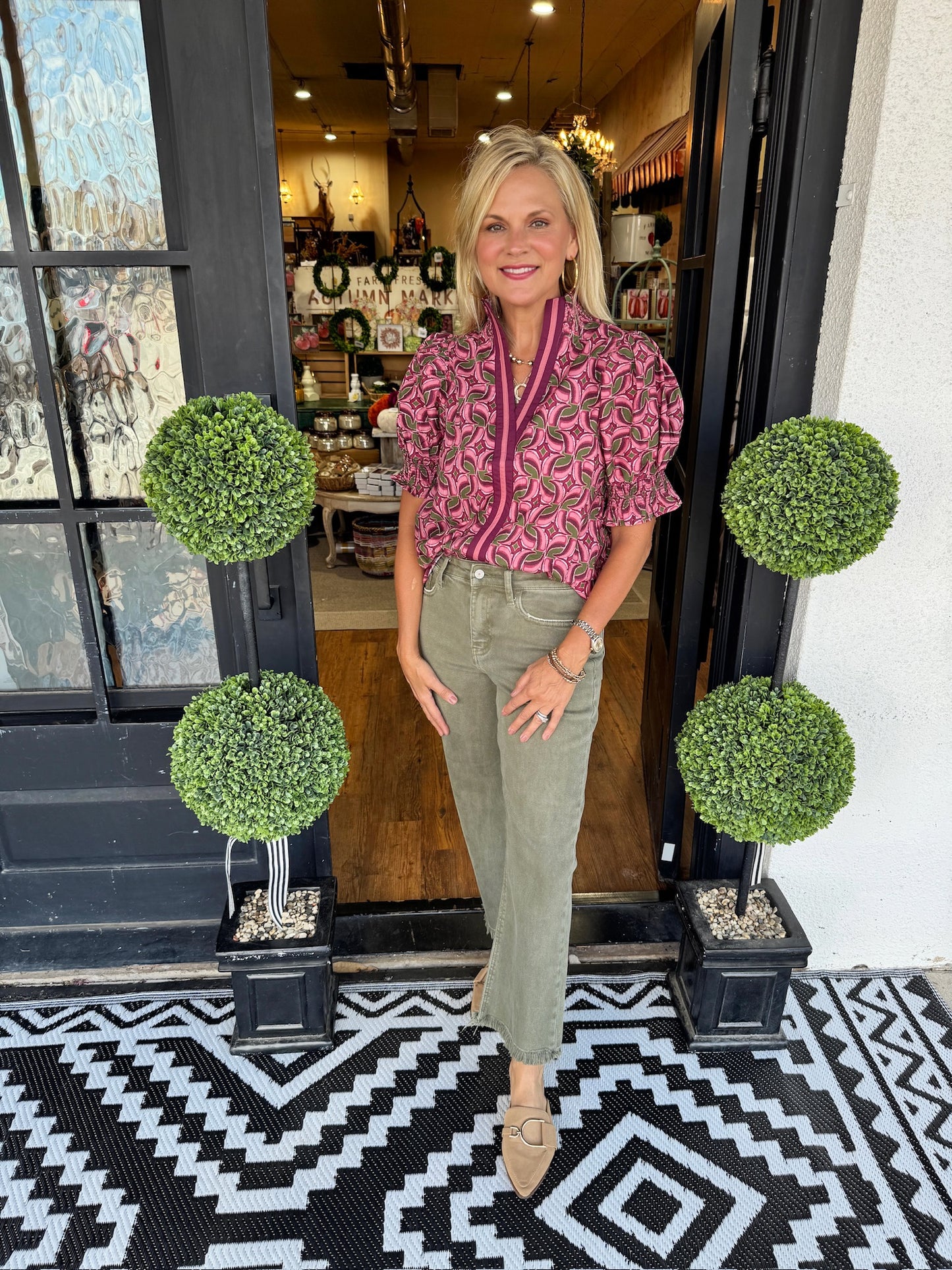 Hailey Top-Wine