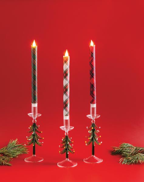 
                  
                    LED Tartan Taper Candles
                  
                