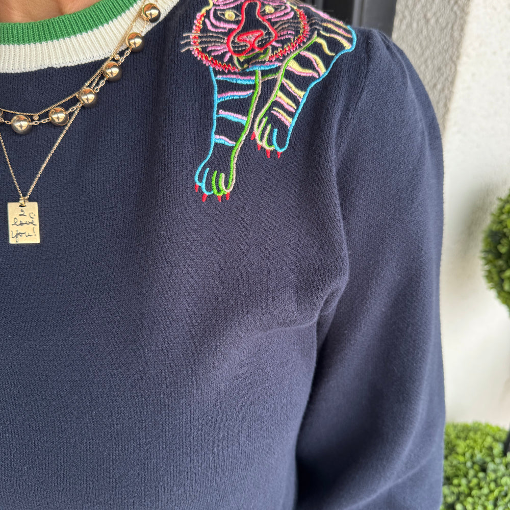 
                  
                    Leah Top - Navy
                  
                
