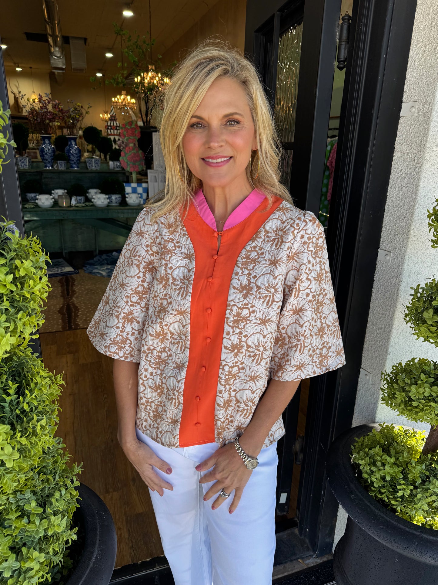 Jillian Top - Orange