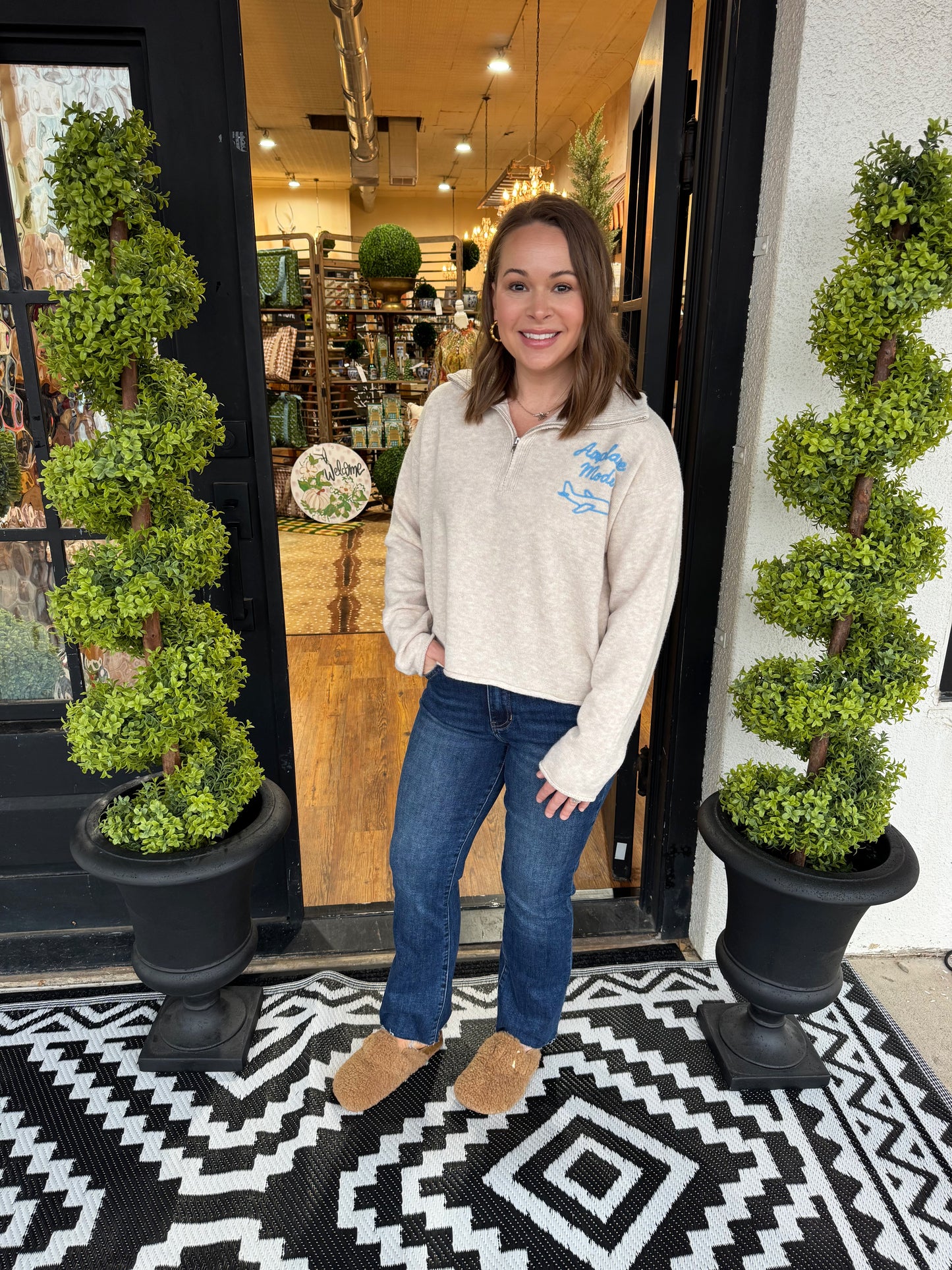 Airplane Mode Sweater - Blue