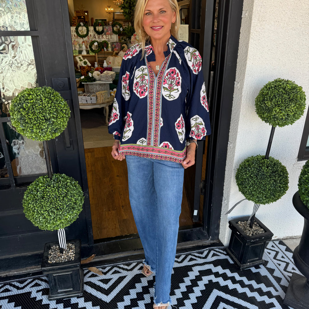 Susan Top - Navy