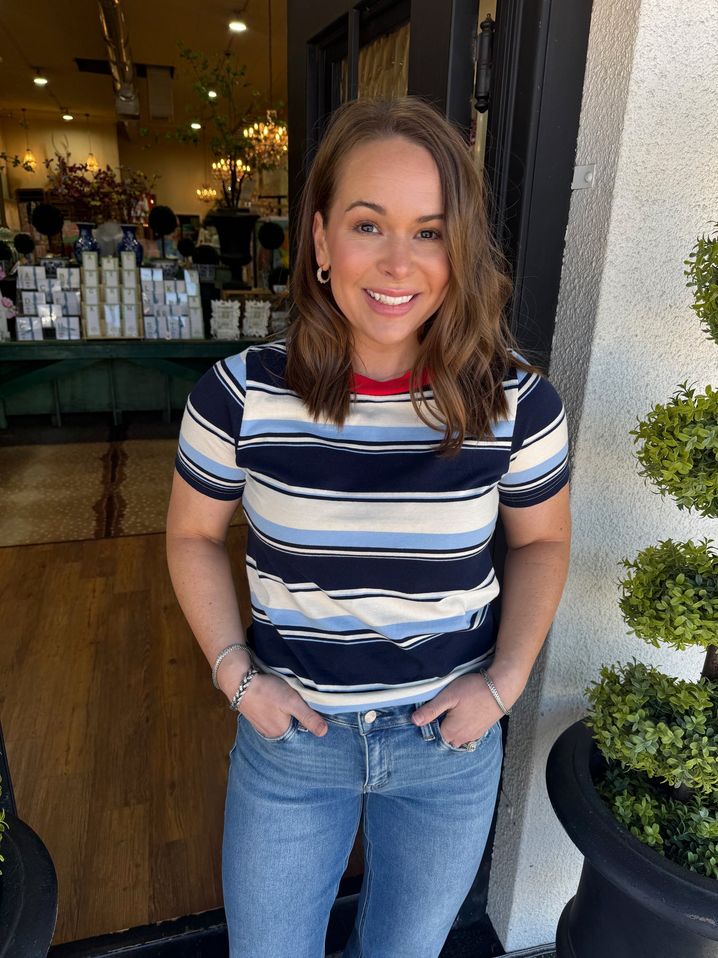 Campbell Top - Navy