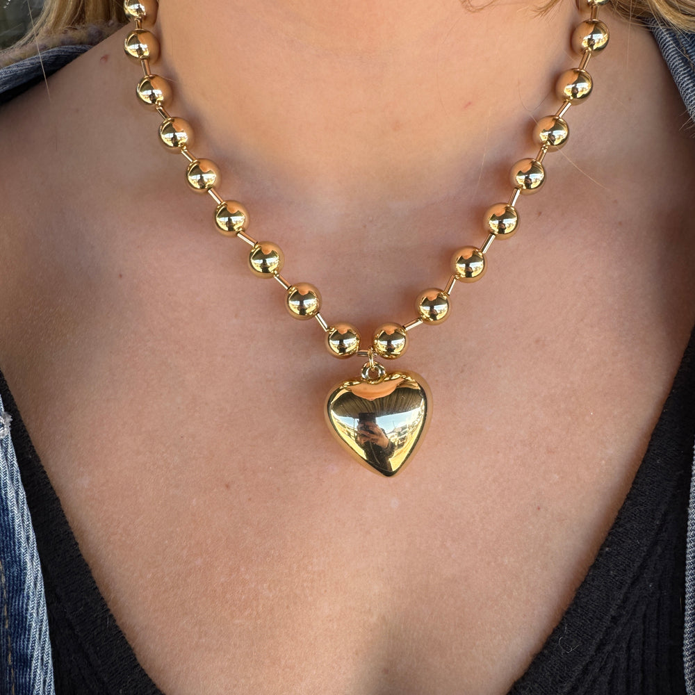 Chunky Heart Necklace