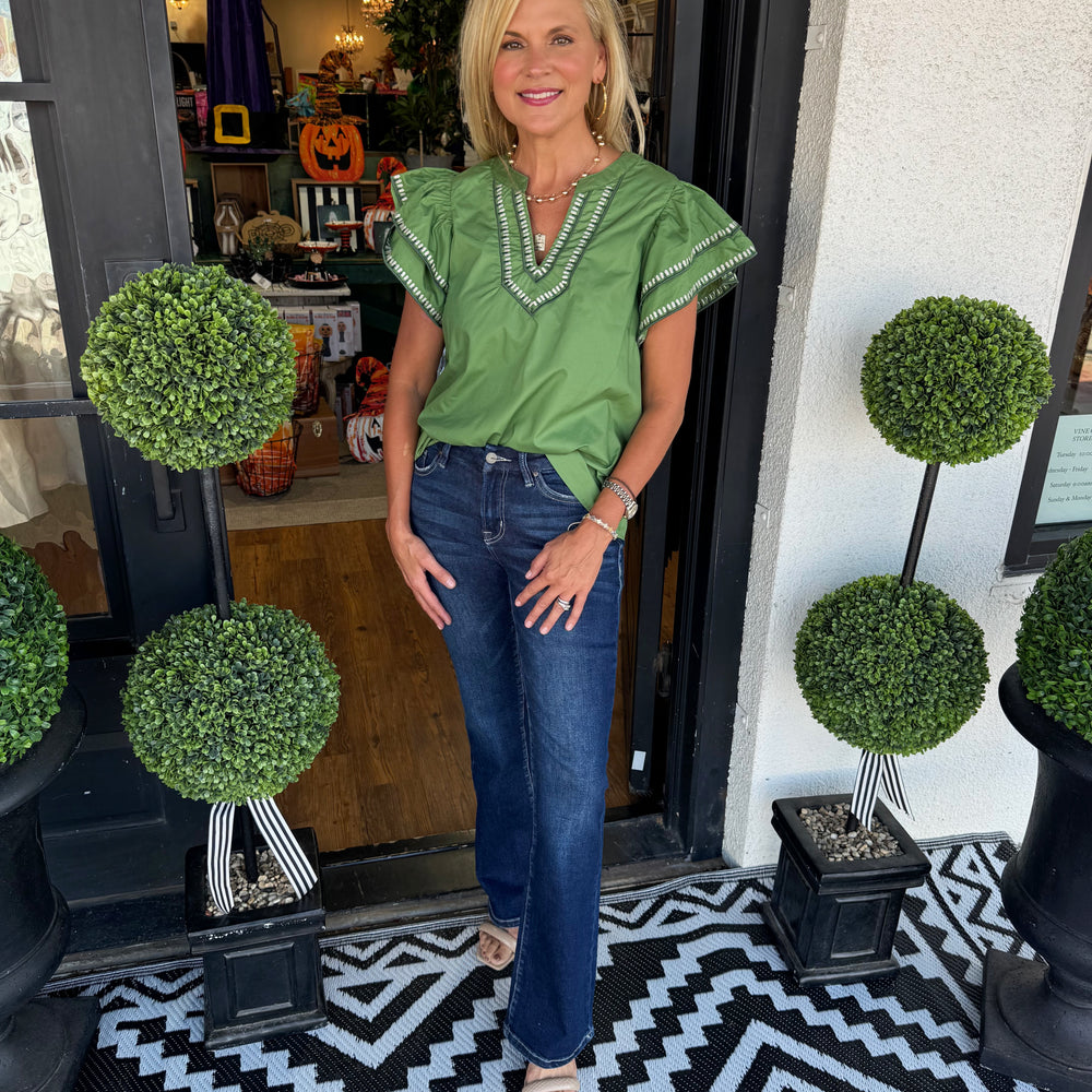 Eloise Top - Olive