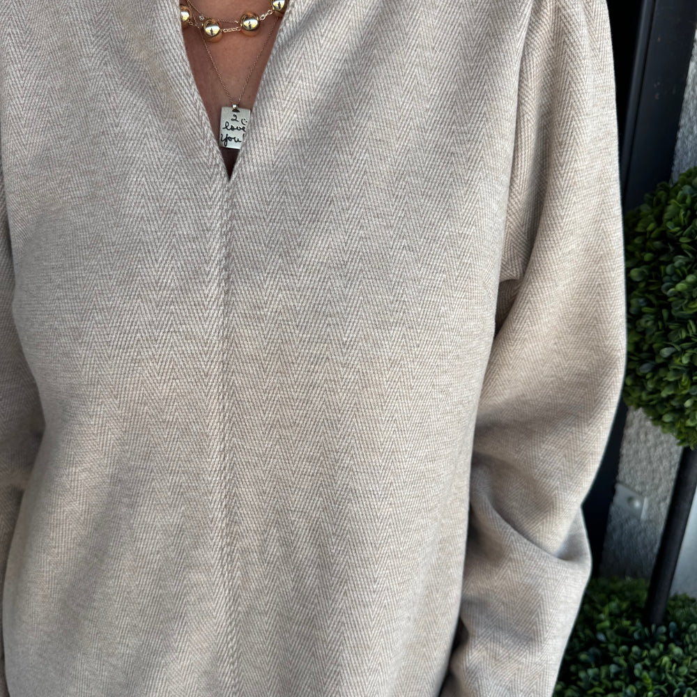 Odette Dress - Taupe