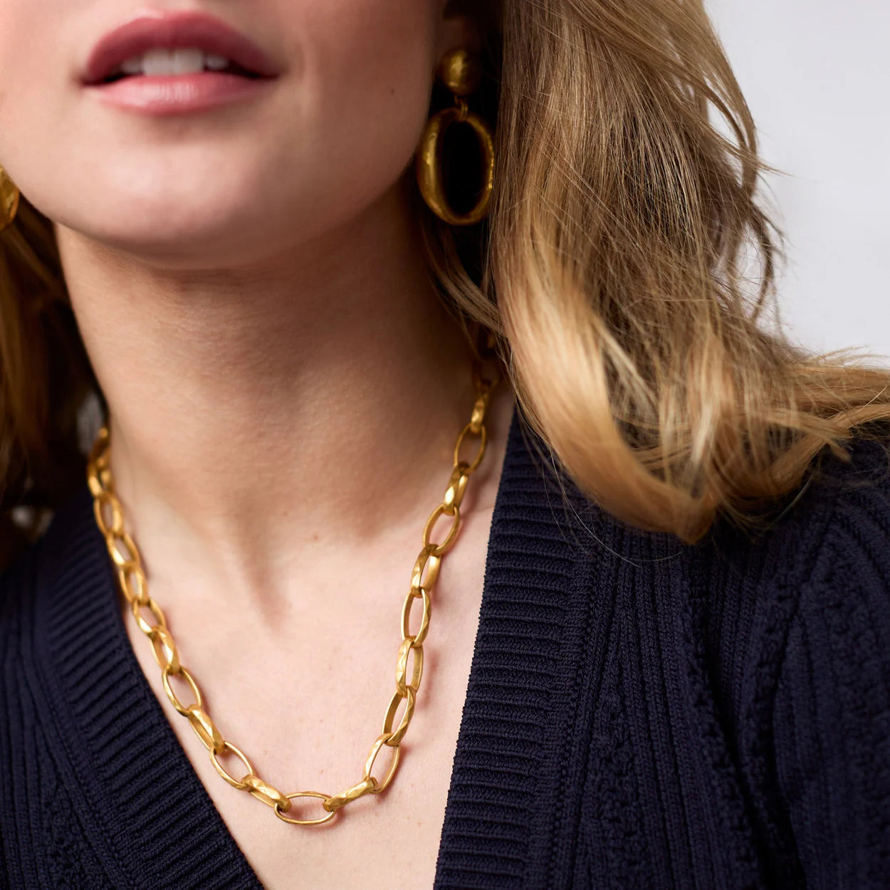 Solara Link Necklace - Gold - OS