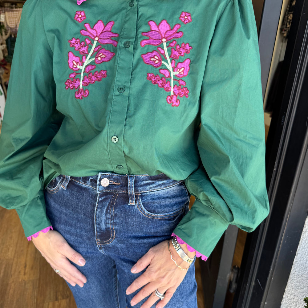 
                  
                    Viviana Top - Hunter Green
                  
                