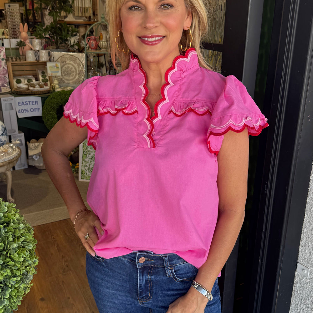 Taylor Top- Pink