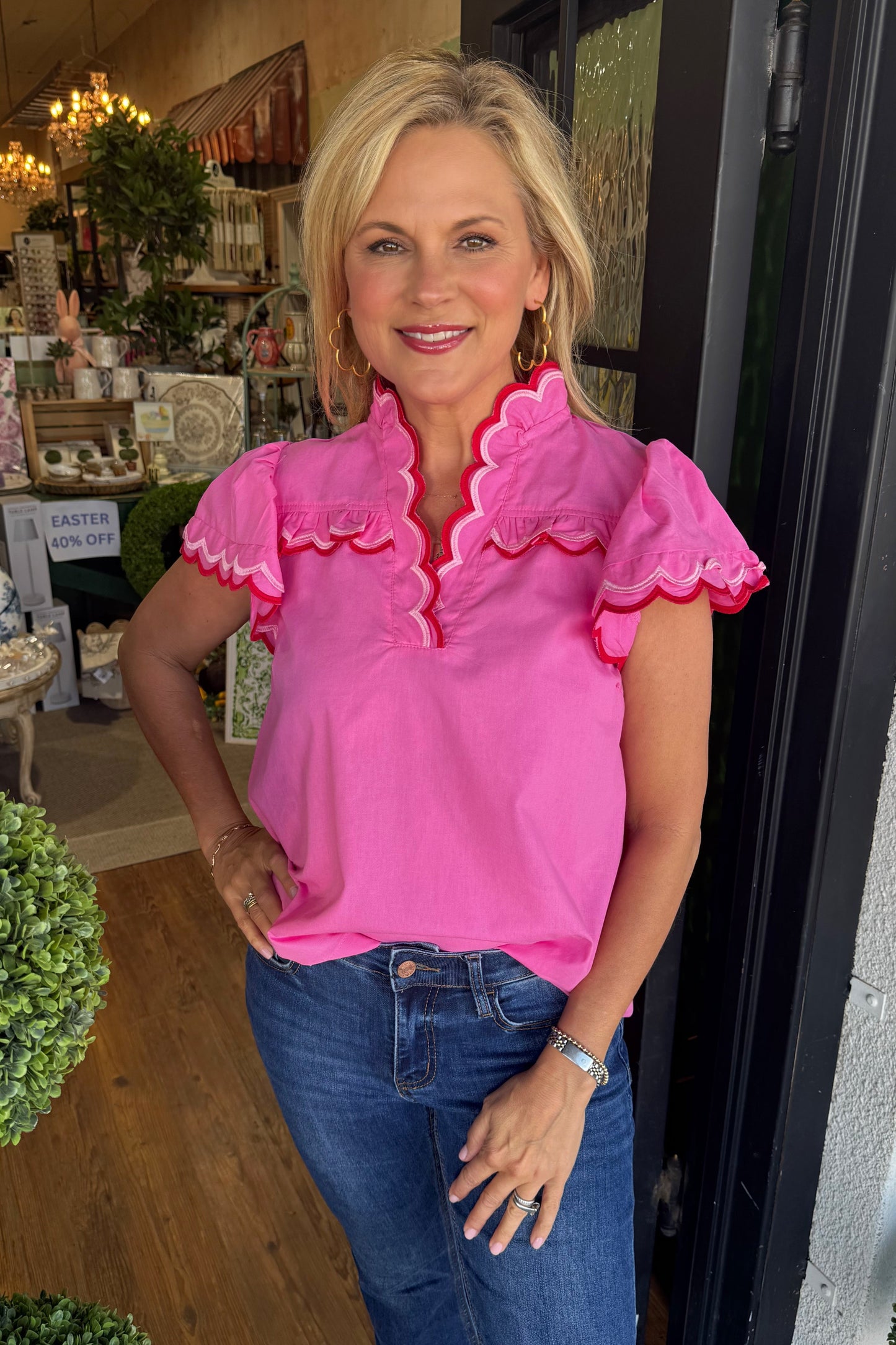 Taylor Top- Pink
