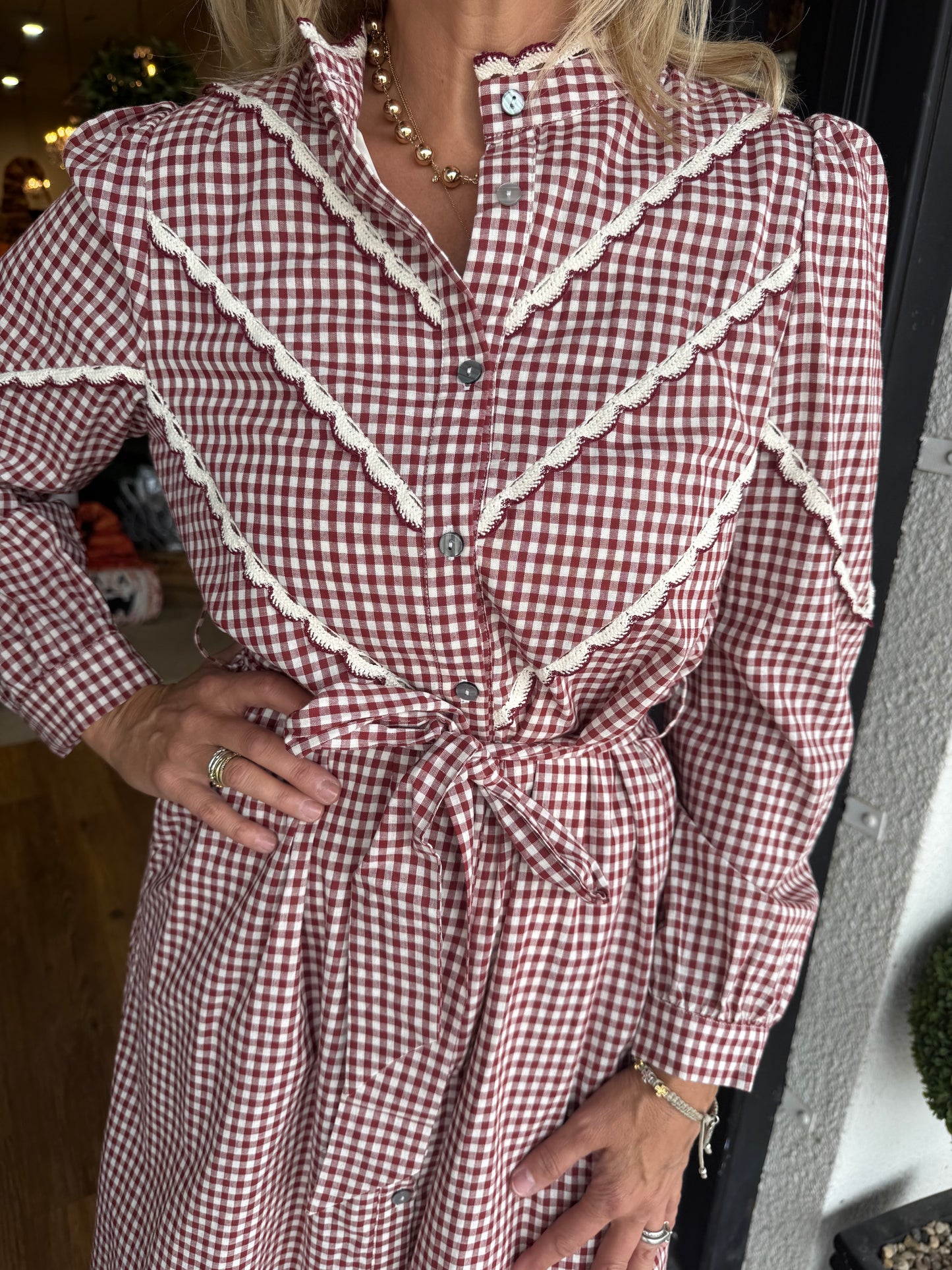 Dunn Dress - Burgundy