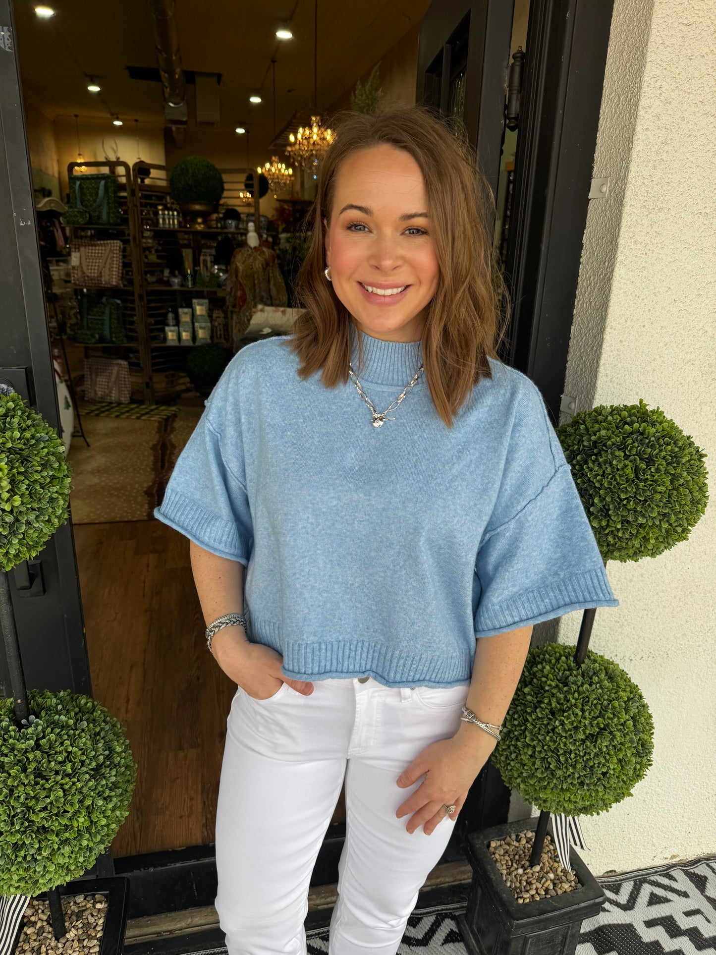 Indie Top - Ocean Blue