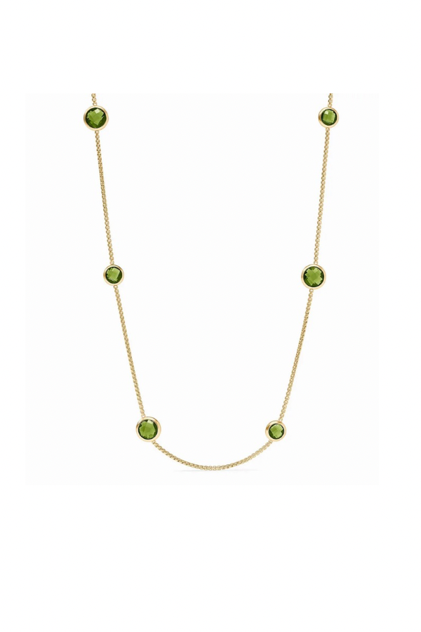 Rainbow Station Necklace - Palmetto Green