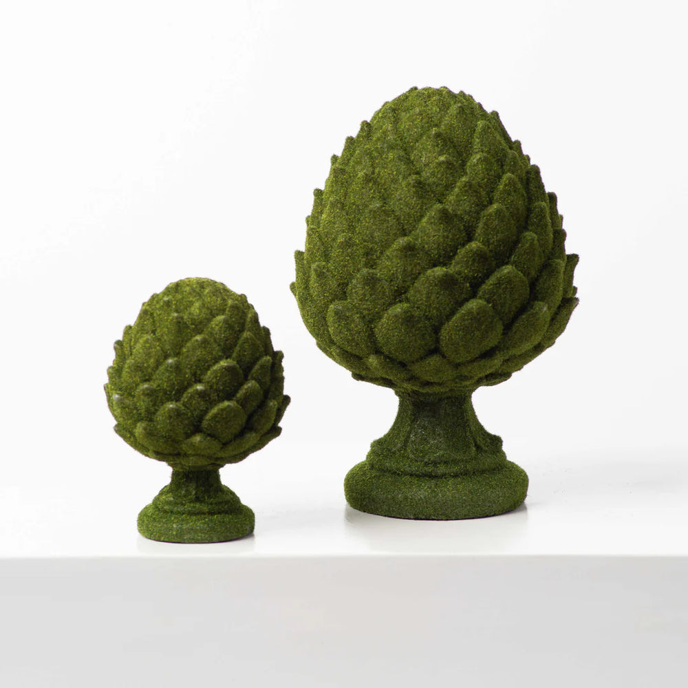 Flocked Artichoke Decor (Large)