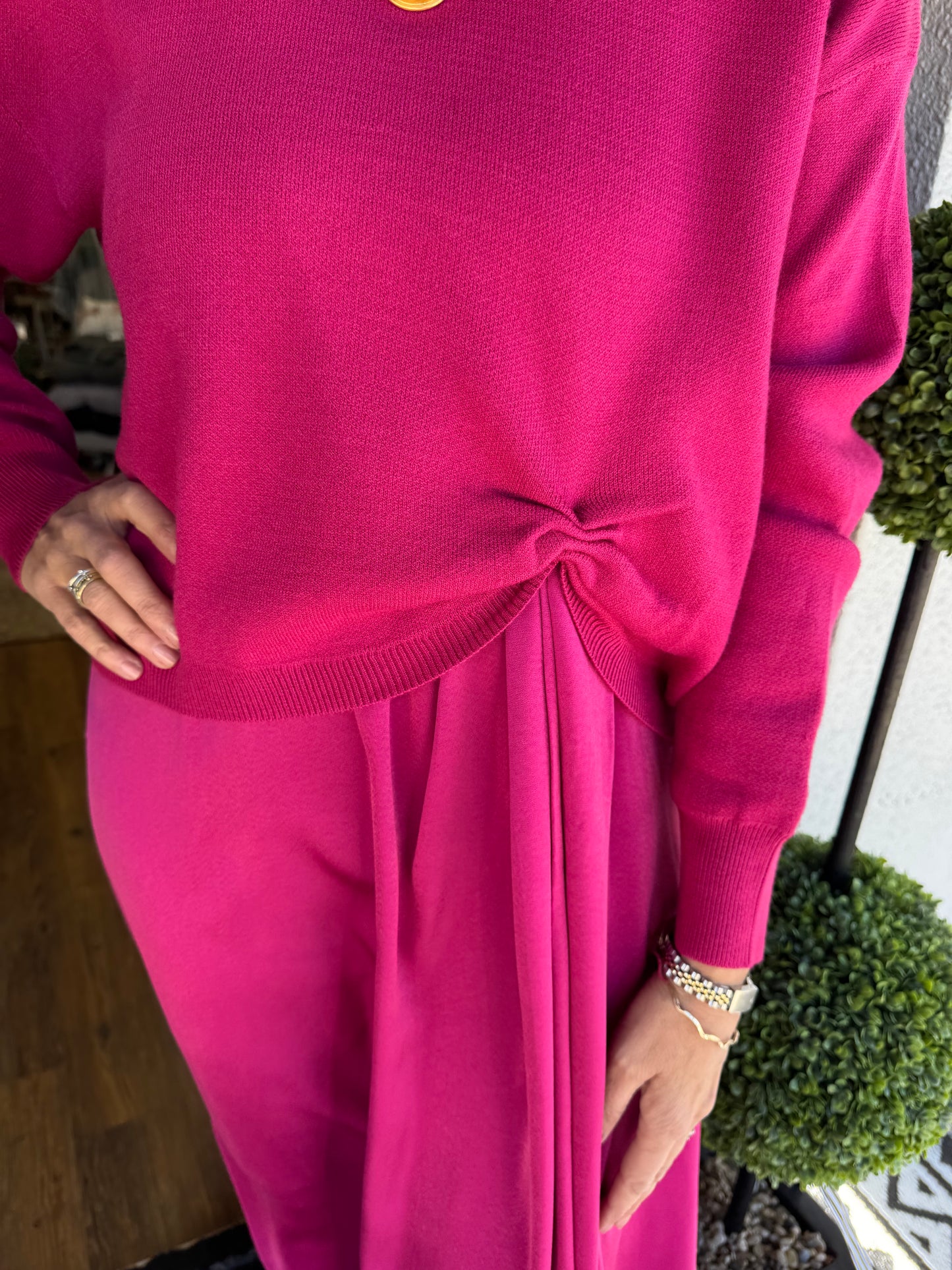 Julie Dress Set - Magenta