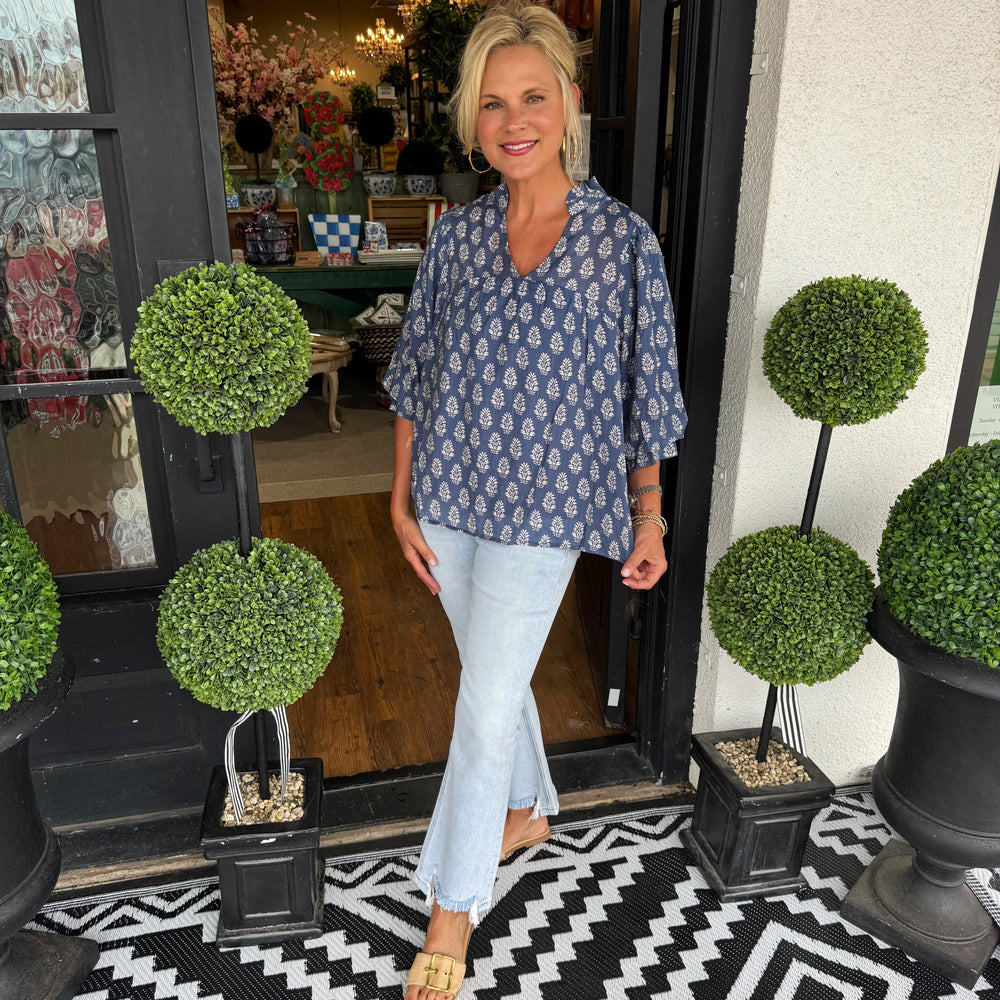 Renna Top - Blue