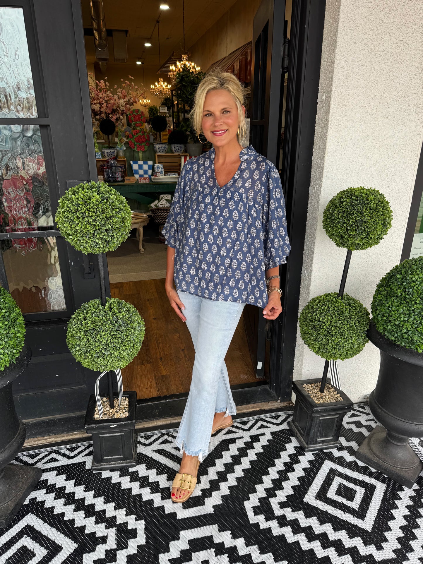 Renna Top - Blue