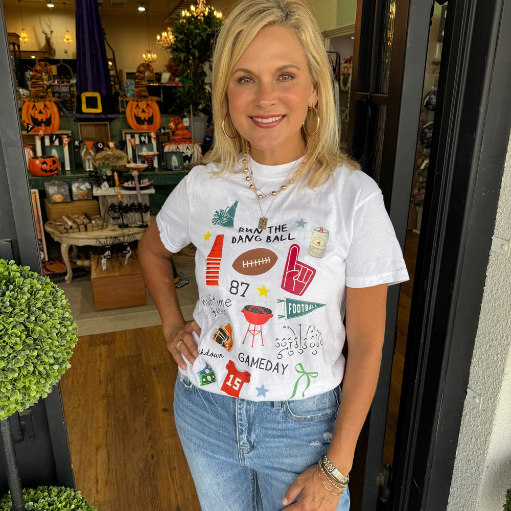 Run The Dang Ball T-Shirt - White