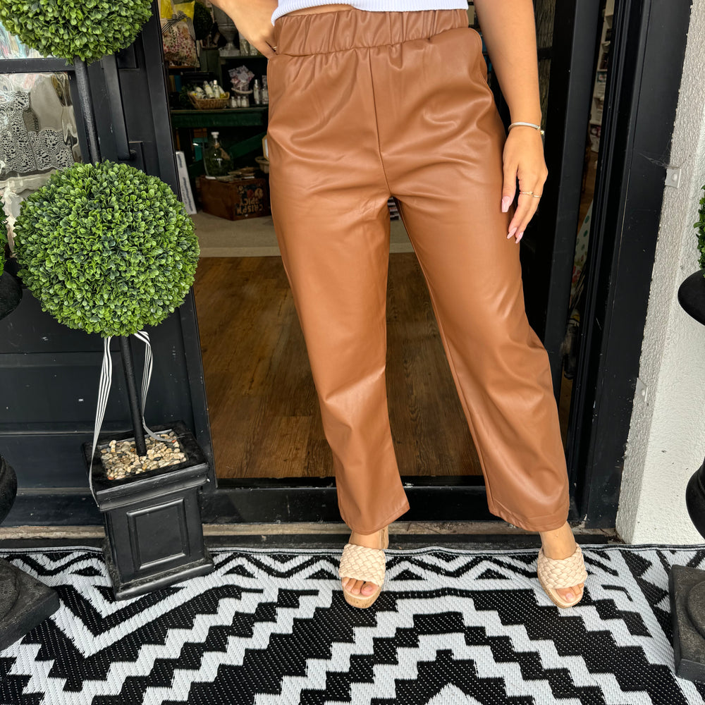 
                      
                        Marlee Leather Pant
                      
                    