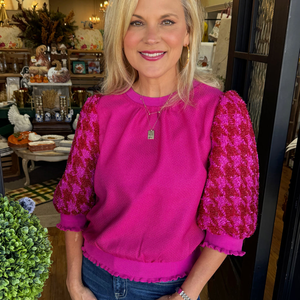Sarah Top - Fuschia