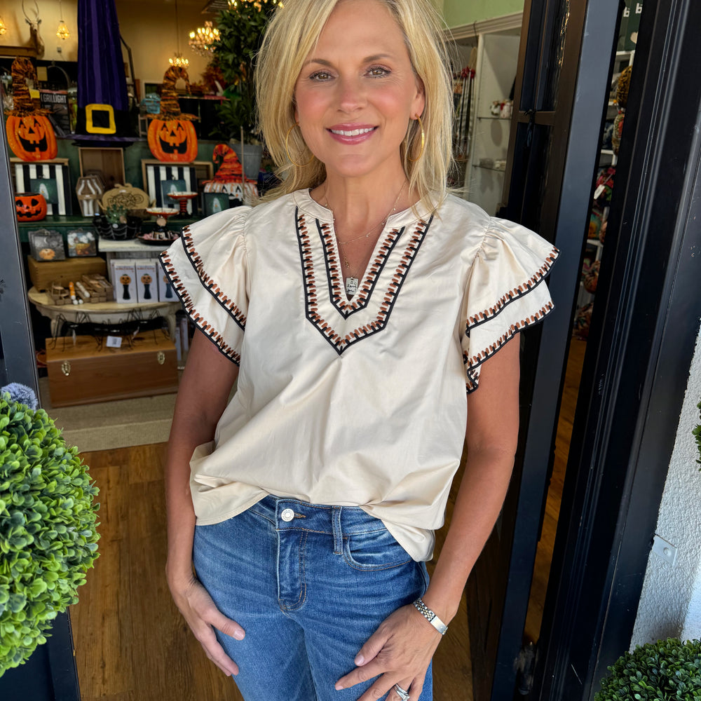 Eloise Top - Taupe