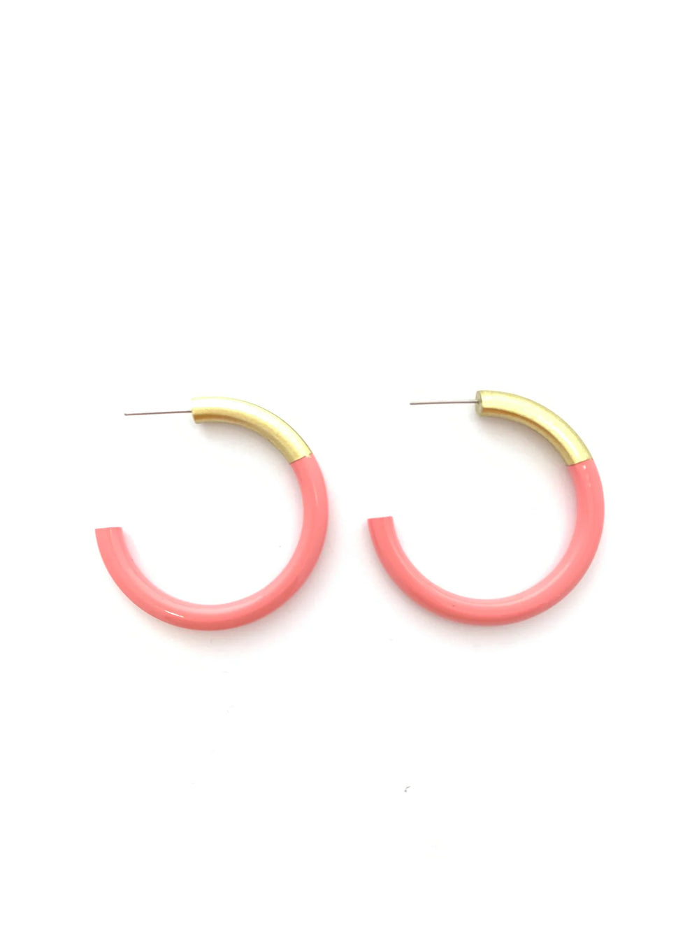 LIZ Hoops in Coral