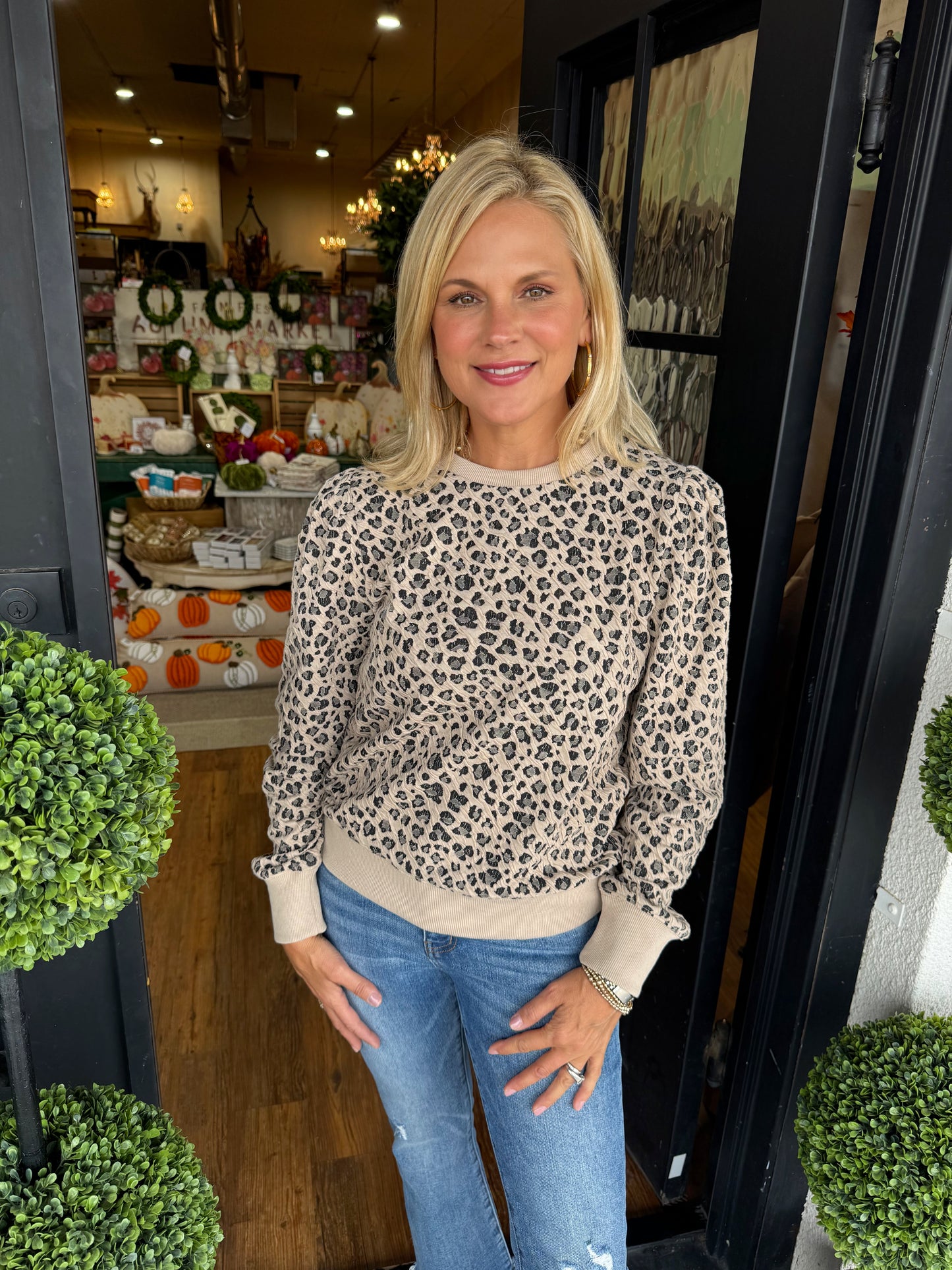 Harper Leopard Top