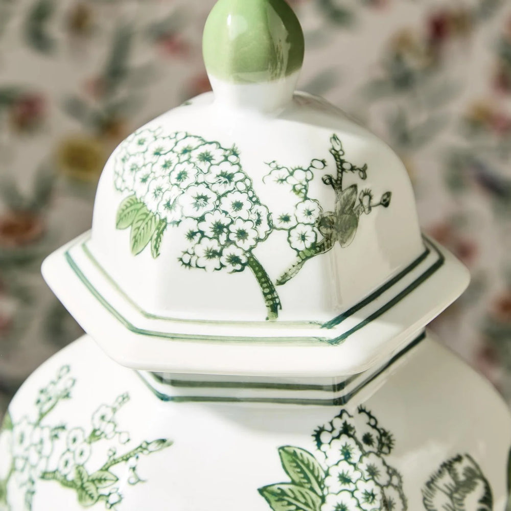 
                  
                    Lotus Green Hexogonal Temple Jar
                  
                