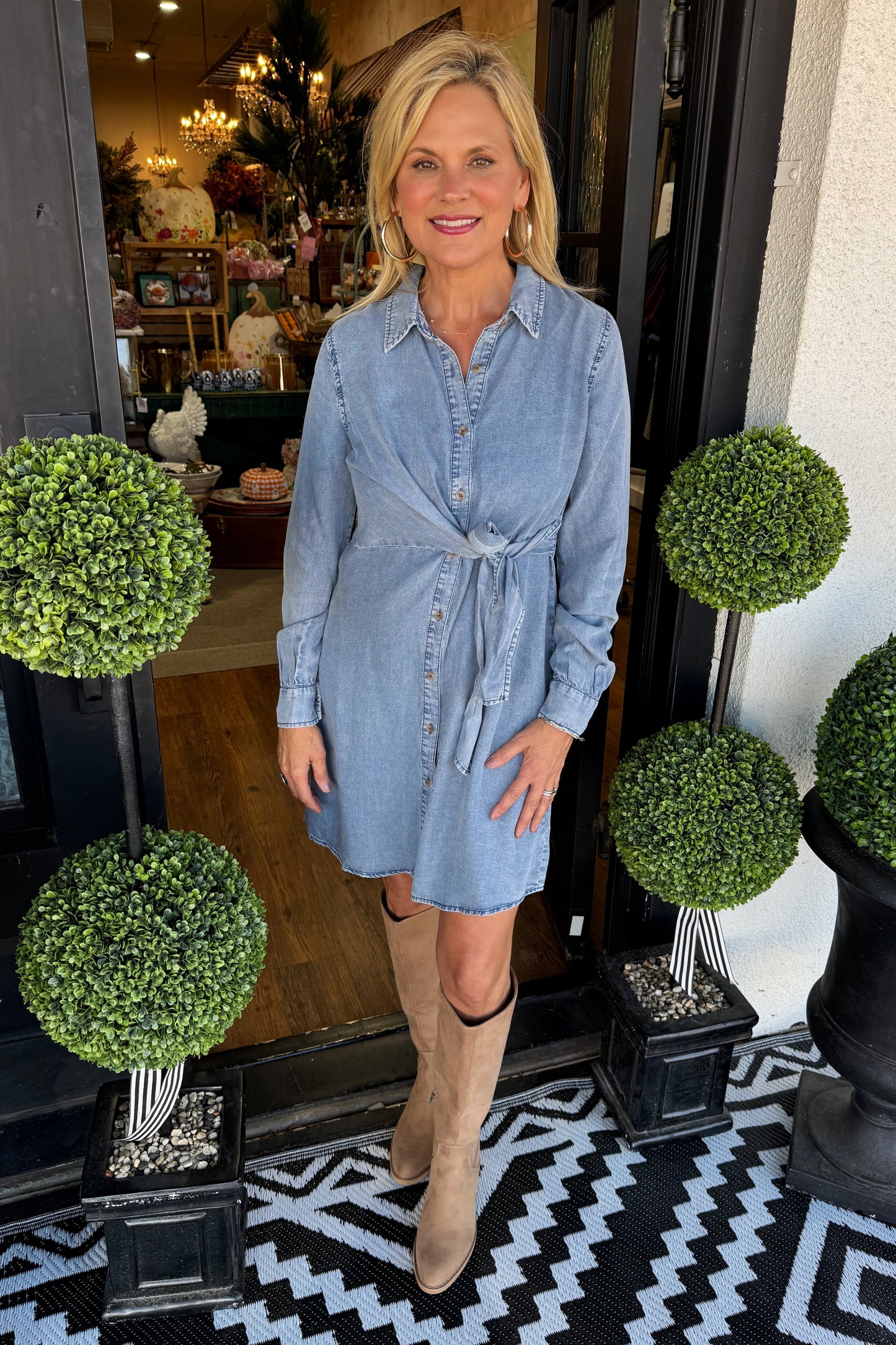 Sue Dress - Denim