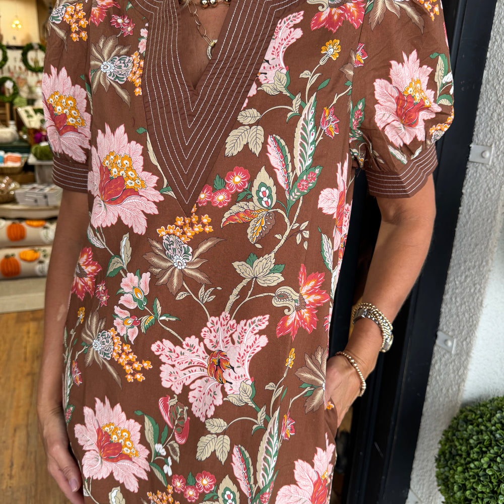 Ramona Dress - Brown