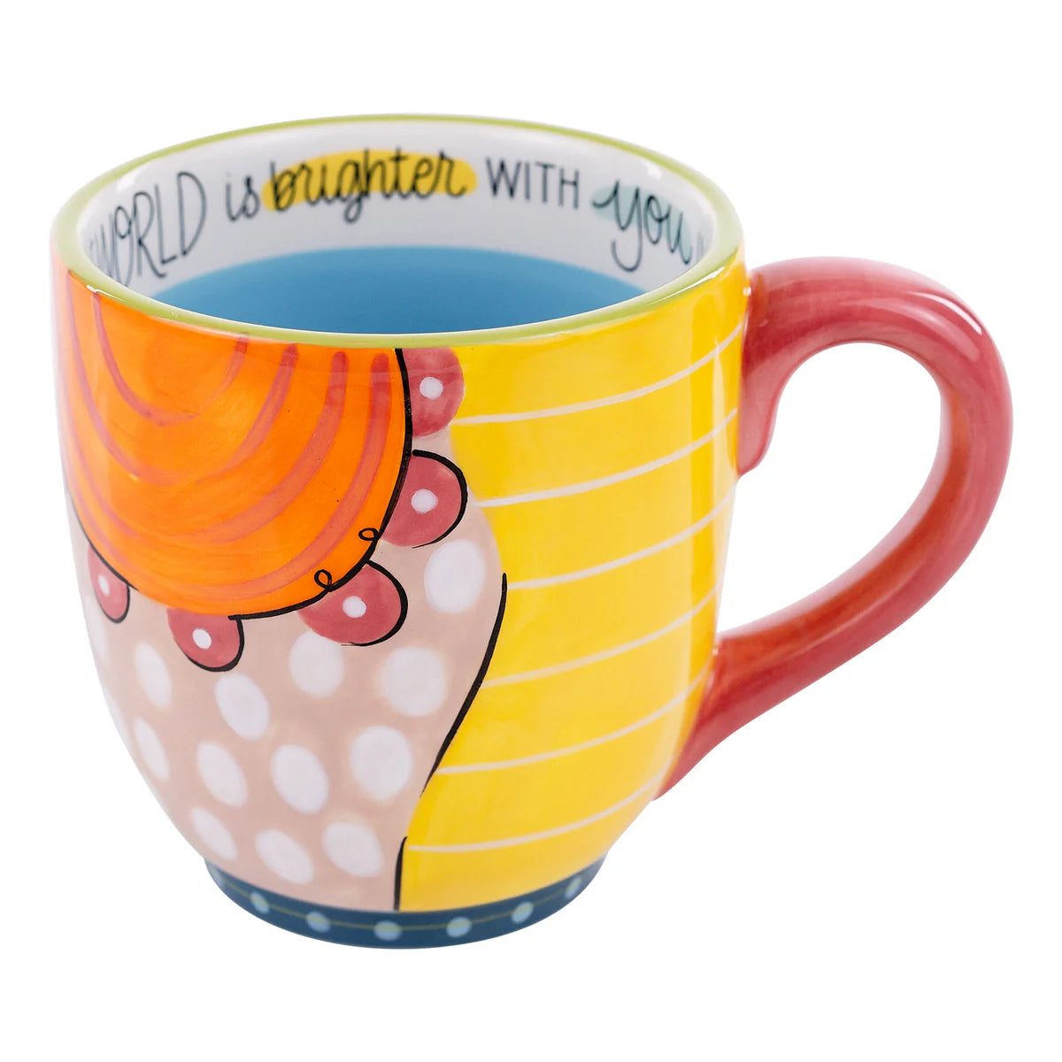 World is Brighter With You Mug