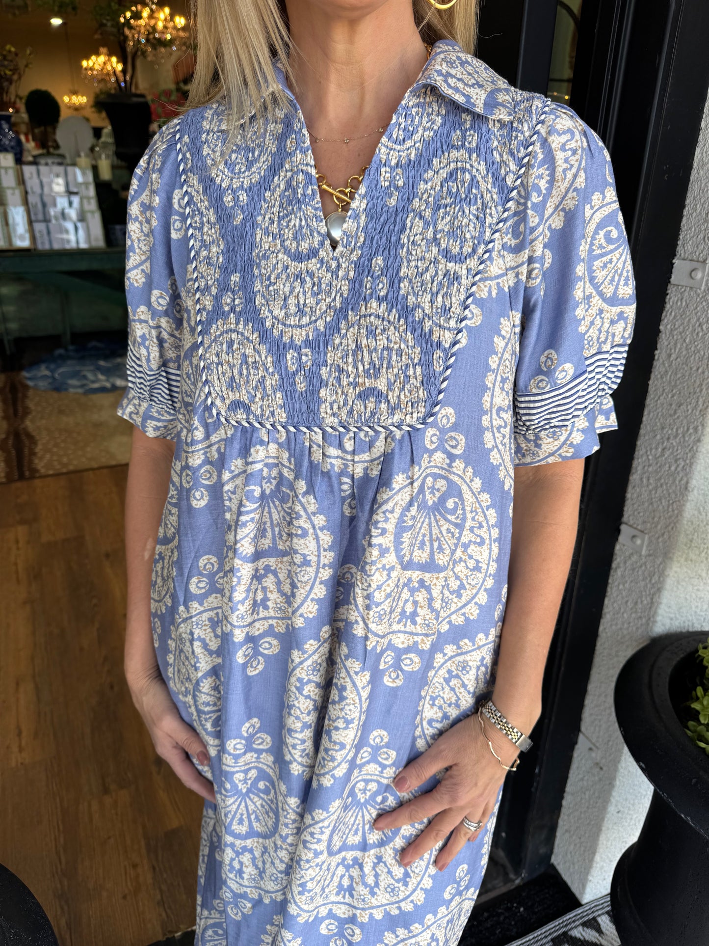 Eileen Dress - Periwinkle